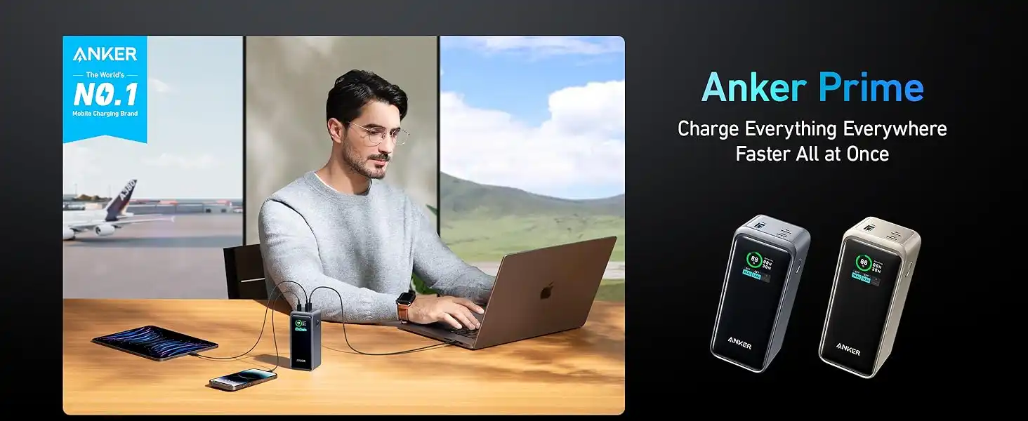 پاوربانک انکر Anker Prime Power Bank 20000mAh A1336