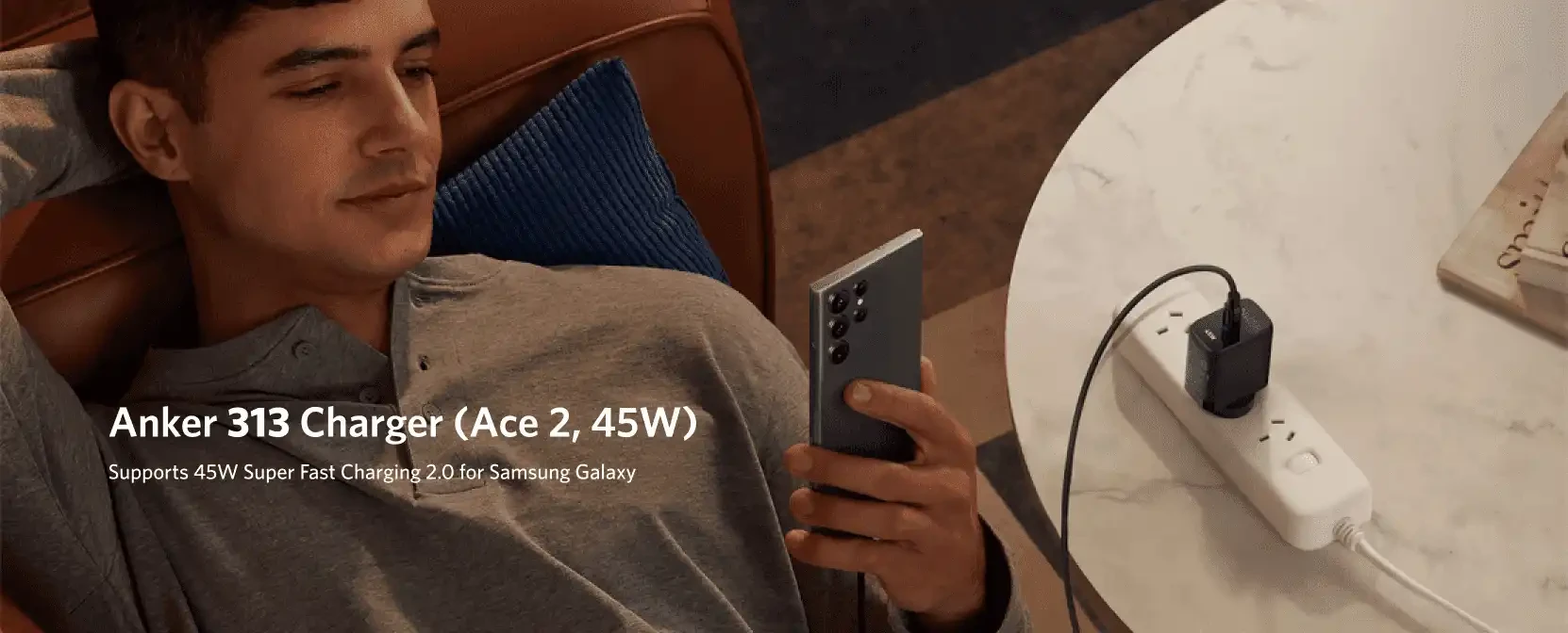 شارژر Anker 313 Charger Ace 45W 