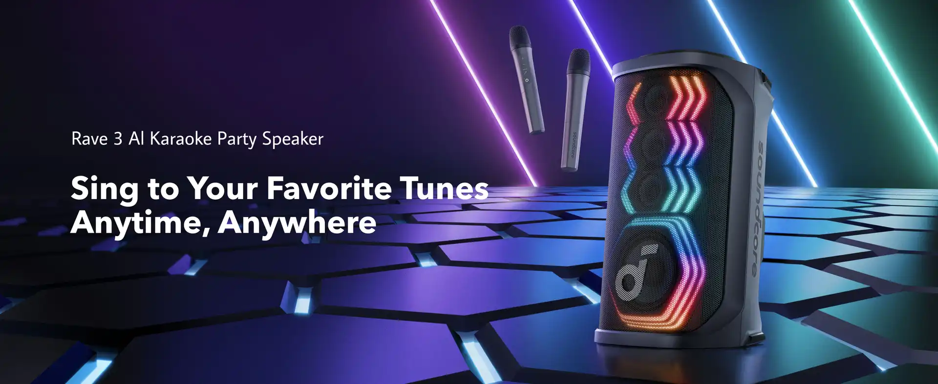 اسپیکر 200 وات انکر Anker Soundcore Rave 3S A31A3