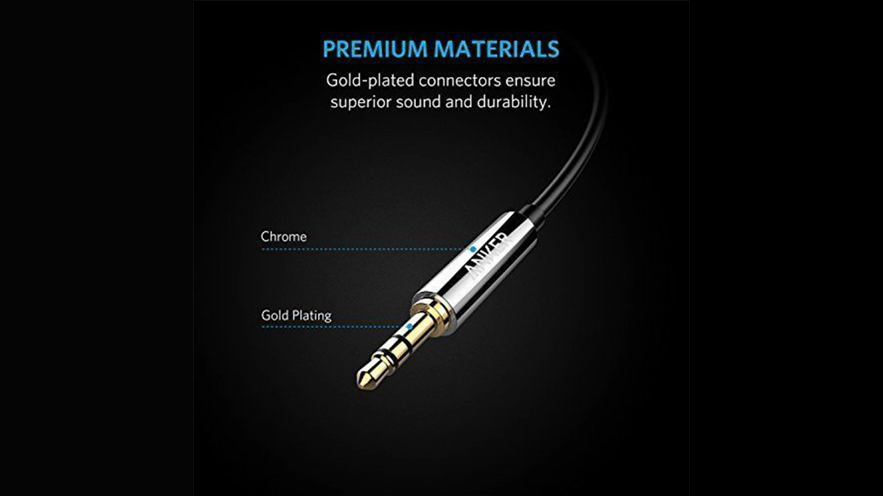 کابل AUX انکر Anker Auxiliary Audio Cable 1.2m A7123