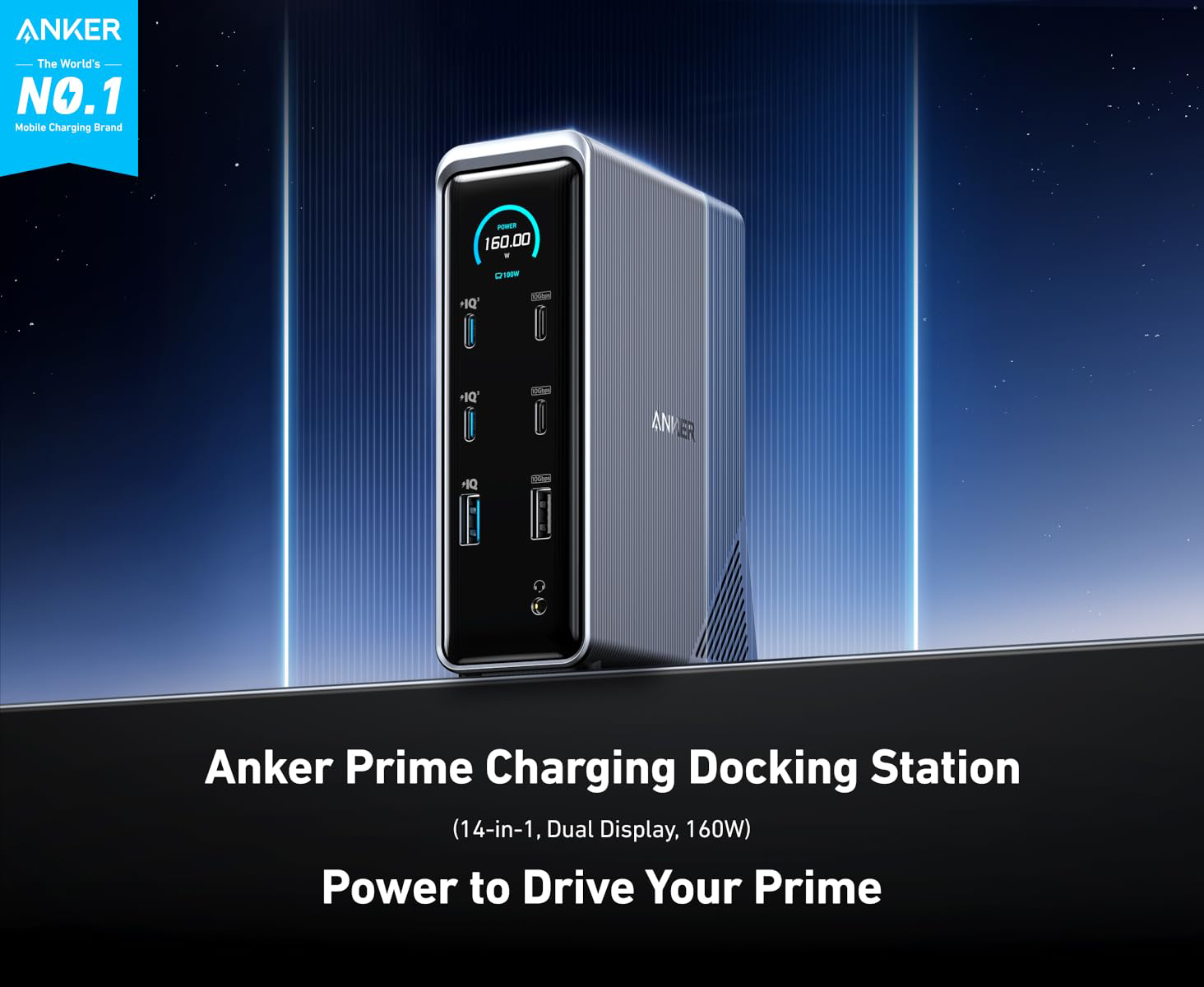 هاب 14 پورت انکر Anker Prime Charging Docking Station 14 in 1 A83B6