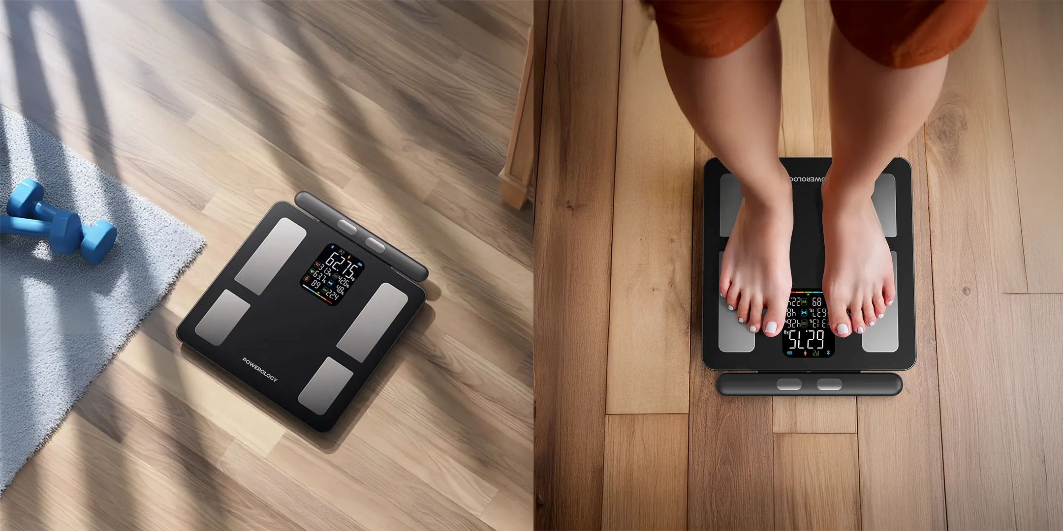 ترازو هوشمند پاورولوژی Powerology Smart Scale P8EBSCALE