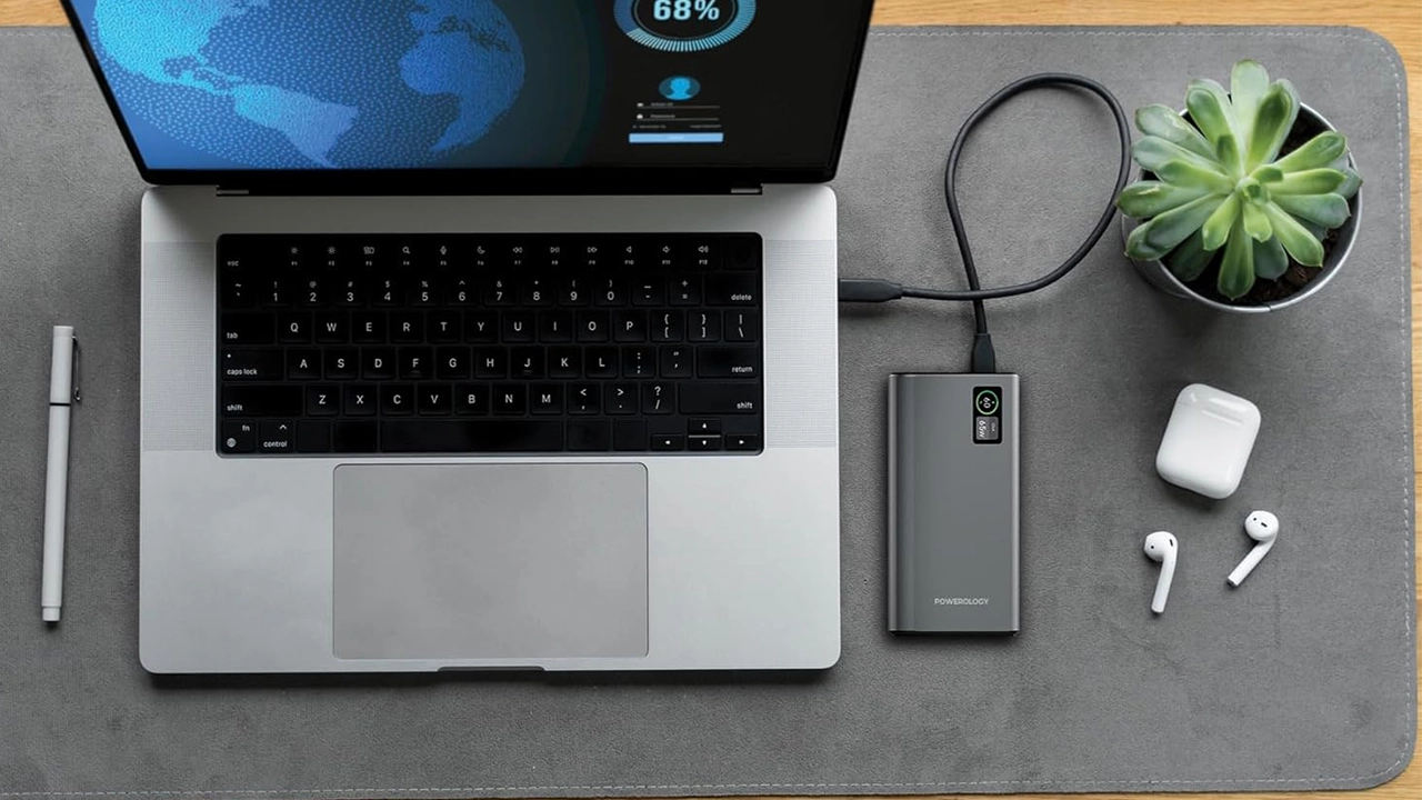 پاوربانک پاورولوژی Powerology Aluminum 20000mAh Power Bank PP082