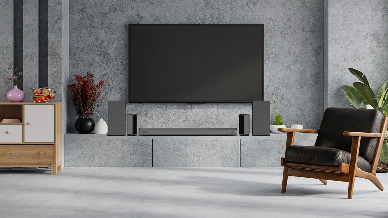 ساندبار پاورولوژی Powerology 5.2.4CH Dual Woofer Wireless Home Theater