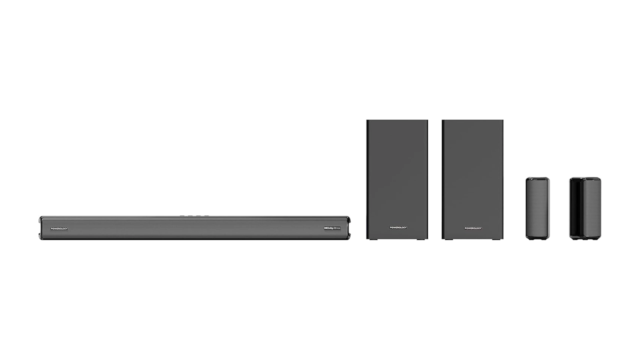ساندبار پاورولوژی Powerology 5.2.4CH Dual Woofer Wireless Home Theater
