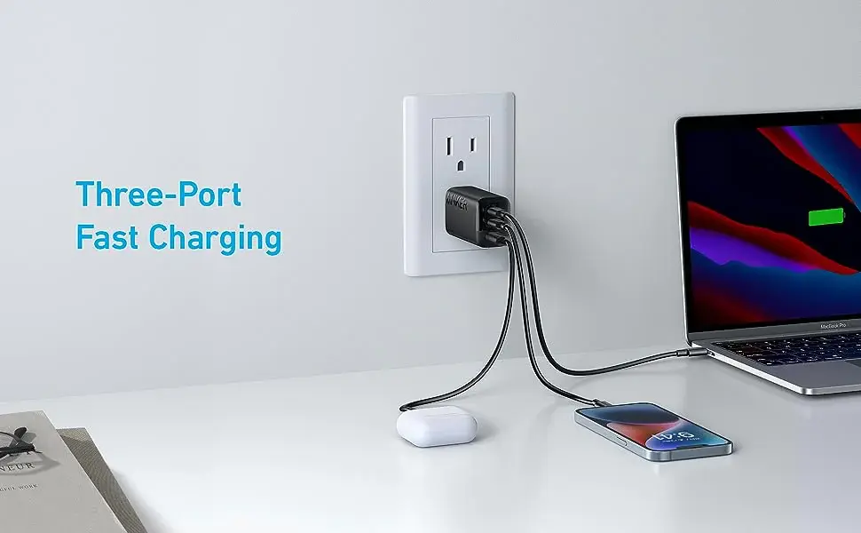 شارژر دیواری 67 وات انکر Anker Powerport 336 67W Gan Charger