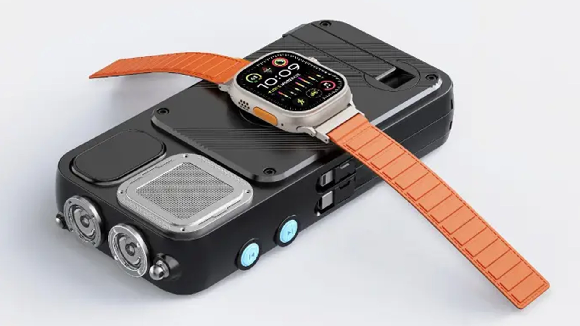 Powerology 16000mAh Solar Power Bank with Speaker