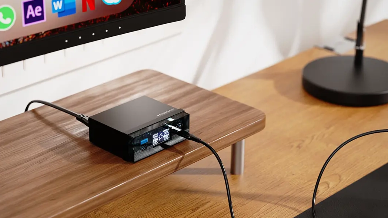 شارژر رومیزی 65 وات پاورولوژی Powerology Charging Station PWC048