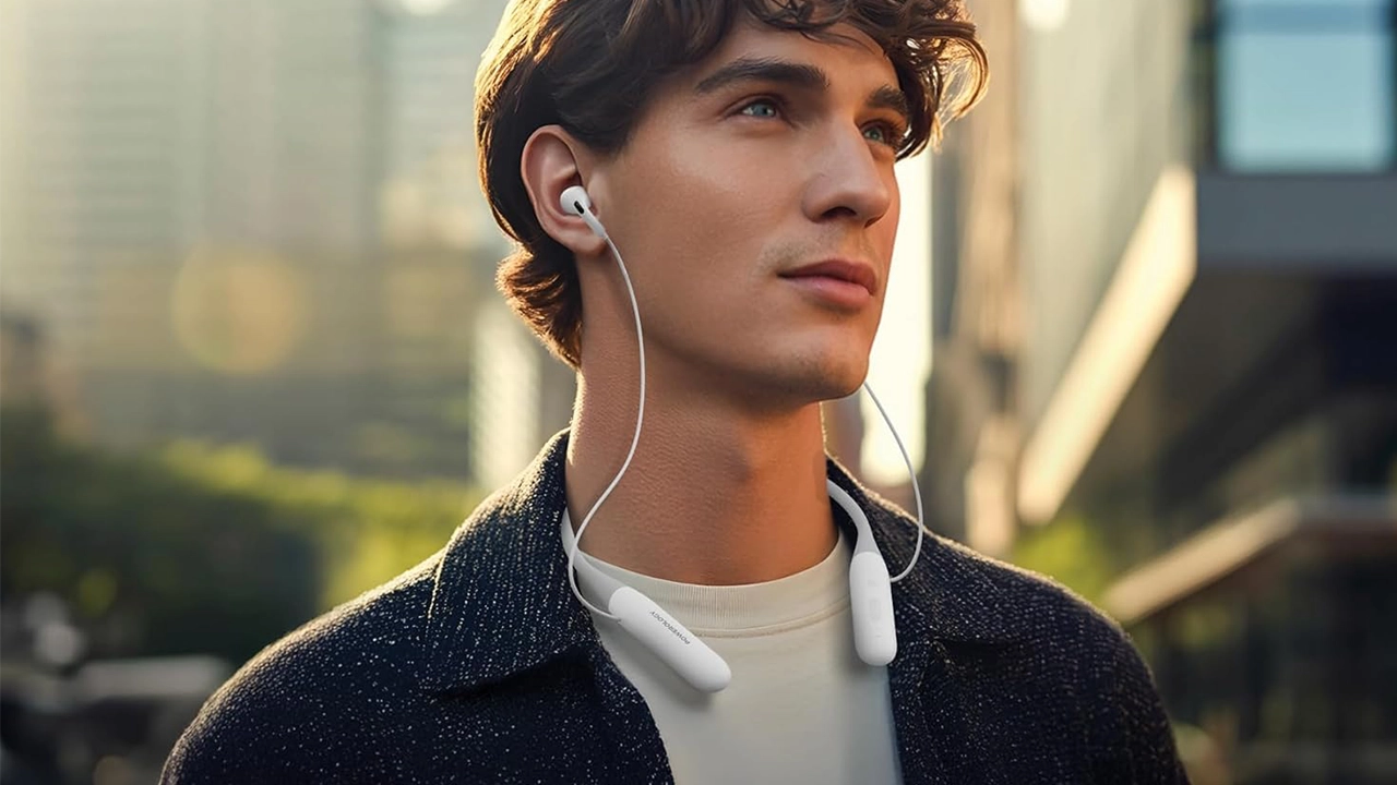 هدفون گردنی پاورولوژی Powerology Toneflex ENC Wireless Neckband PWLAUWNKBWH