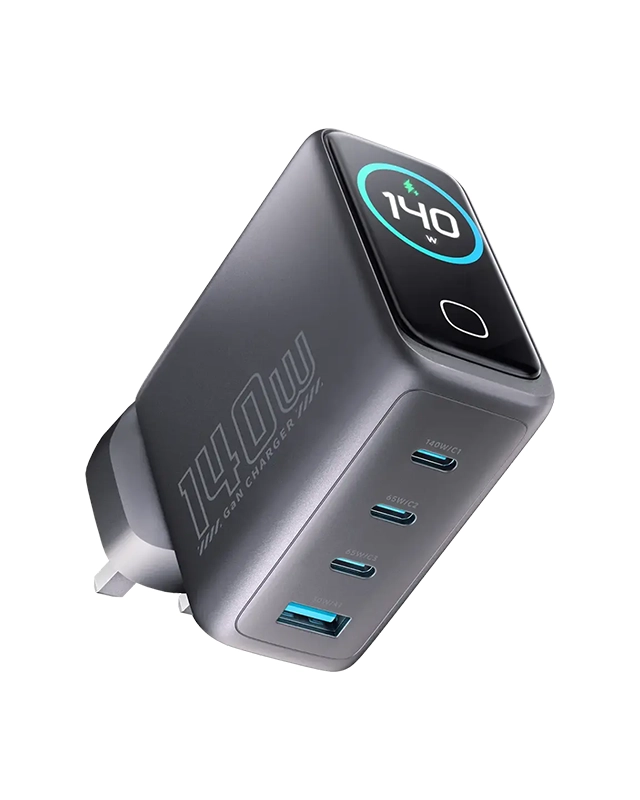 Powerology Voltflow GaN Charger PD 140W - 8 شارژر 140 وات پاورولوژی Powerology Voltflow 140W GaN Wall Charger - Image 1