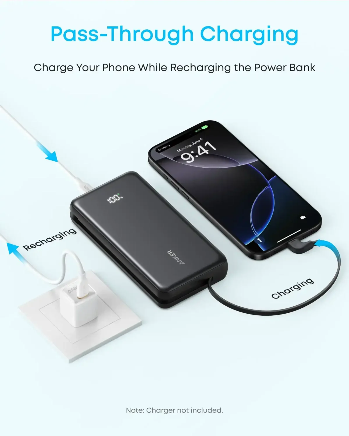 پاوربانک 20000 میلی آمپر انکر Anker Power Bank 20000mAh A110E - Image 5